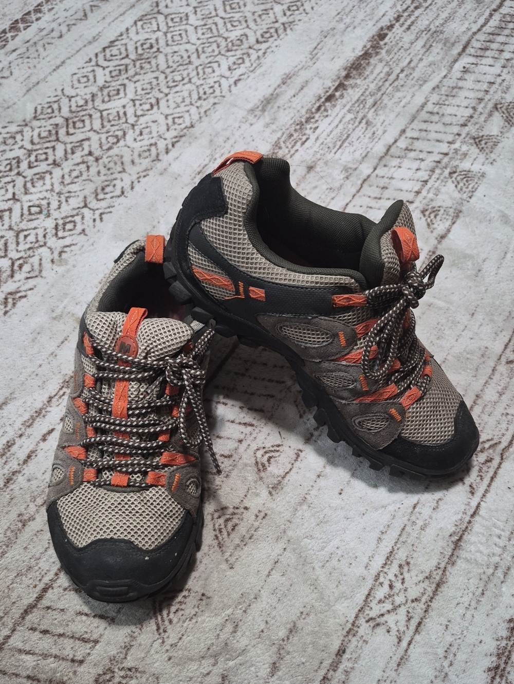 Merrell Men's Trail Running Shoes in Gray and Orange